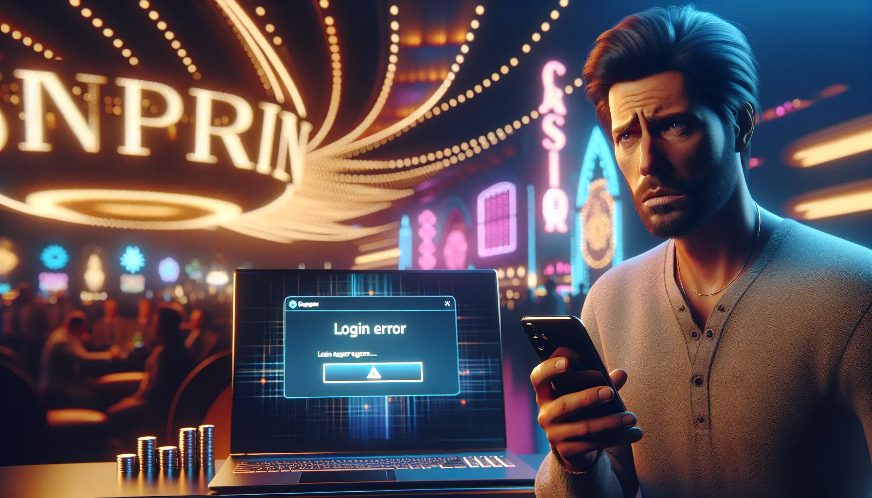 Giriş Yapamıyorum Sorunu - Kasino Görseli