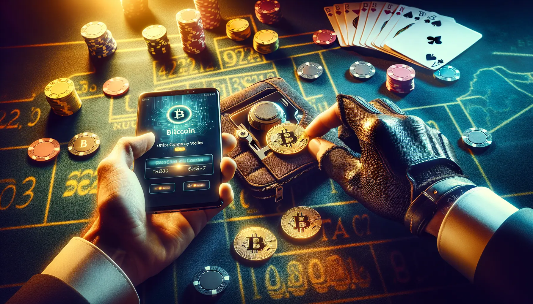 Bitcoin ile Kripto Yatırım - Kasino Görseli